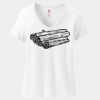 Women's Perfect T Cotton V Neck T Shirt Thumbnail