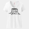 Women's Perfect T Cotton V Neck T Shirt Thumbnail