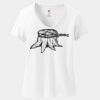 Women's Perfect T Cotton V Neck T Shirt Thumbnail
