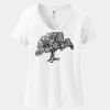Women's Perfect T Cotton V Neck T Shirt Thumbnail