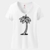Women's Perfect T Cotton V Neck T Shirt Thumbnail