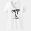 Women's Perfect T Cotton V Neck T Shirt Thumbnail