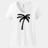 Women's Perfect T Cotton V Neck T Shirt Thumbnail