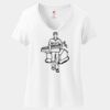 Women's Perfect T Cotton V Neck T Shirt Thumbnail