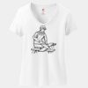 Women's Perfect T Cotton V Neck T Shirt Thumbnail