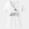 Women's Perfect T Cotton V Neck T Shirt Thumbnail