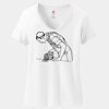 Women's Perfect T Cotton V Neck T Shirt Thumbnail