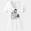 Women's Perfect T Cotton V Neck T Shirt Thumbnail