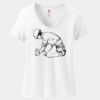 Women's Perfect T Cotton V Neck T Shirt Thumbnail