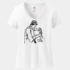 Women's Perfect T Cotton V Neck T Shirt Thumbnail
