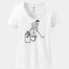 Women's Perfect T Cotton V Neck T Shirt Thumbnail
