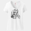Women's Perfect T Cotton V Neck T Shirt Thumbnail
