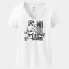 Women's Perfect T Cotton V Neck T Shirt Thumbnail