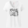 Women's Perfect T Cotton V Neck T Shirt Thumbnail