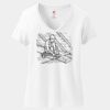 Women's Perfect T Cotton V Neck T Shirt Thumbnail