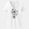 Women's Perfect T Cotton V Neck T Shirt Thumbnail