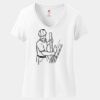 Women's Perfect T Cotton V Neck T Shirt Thumbnail