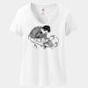 Women's Perfect T Cotton V Neck T Shirt Thumbnail