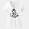 Women's Perfect T Cotton V Neck T Shirt Thumbnail