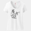 Women's Perfect T Cotton V Neck T Shirt Thumbnail
