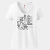 Women's Perfect T Cotton V Neck T Shirt Thumbnail