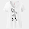 Women's Perfect T Cotton V Neck T Shirt Thumbnail