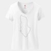 Women's Perfect T Cotton V Neck T Shirt Thumbnail