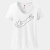 Women's Perfect T Cotton V Neck T Shirt Thumbnail