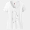 Women's Perfect T Cotton V Neck T Shirt Thumbnail