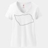 Women's Perfect T Cotton V Neck T Shirt Thumbnail