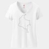 Women's Perfect T Cotton V Neck T Shirt Thumbnail