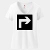 Women's Perfect T Cotton V Neck T Shirt Thumbnail