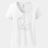 Women's Perfect T Cotton V Neck T Shirt Thumbnail