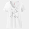Women's Perfect T Cotton V Neck T Shirt Thumbnail