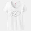 Women's Perfect T Cotton V Neck T Shirt Thumbnail