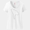 Women's Perfect T Cotton V Neck T Shirt Thumbnail