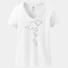 Women's Perfect T Cotton V Neck T Shirt Thumbnail
