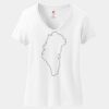 Women's Perfect T Cotton V Neck T Shirt Thumbnail