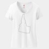 Women's Perfect T Cotton V Neck T Shirt Thumbnail