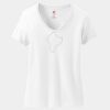 Ladies Perfect T Cotton V Neck T Shirt Thumbnail