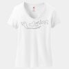 Ladies Perfect T Cotton V Neck T Shirt Thumbnail