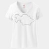 Ladies Perfect T Cotton V Neck T Shirt Thumbnail