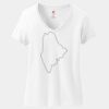 Women's Perfect T Cotton V Neck T Shirt Thumbnail