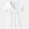 Women's Perfect T Cotton V Neck T Shirt Thumbnail