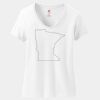 Women's Perfect T Cotton V Neck T Shirt Thumbnail