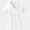 Ladies Perfect T Cotton V Neck T Shirt Thumbnail