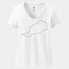 Ladies Perfect T Cotton V Neck T Shirt Thumbnail