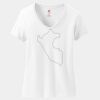 Women's Perfect T Cotton V Neck T Shirt Thumbnail