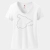 Women's Perfect T Cotton V Neck T Shirt Thumbnail