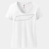 Ladies Perfect T Cotton V Neck T Shirt Thumbnail